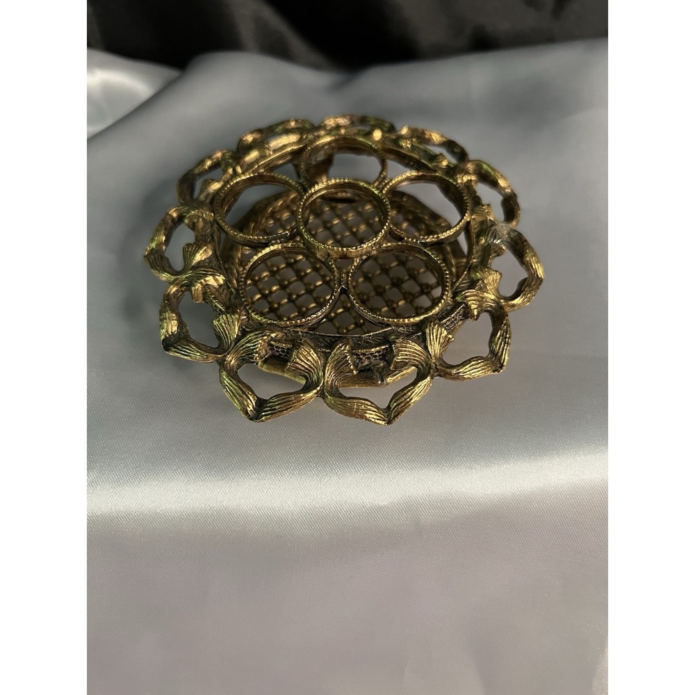 Vintage Celeste Lipstick Holder Ornate Vanity 6 Tubes